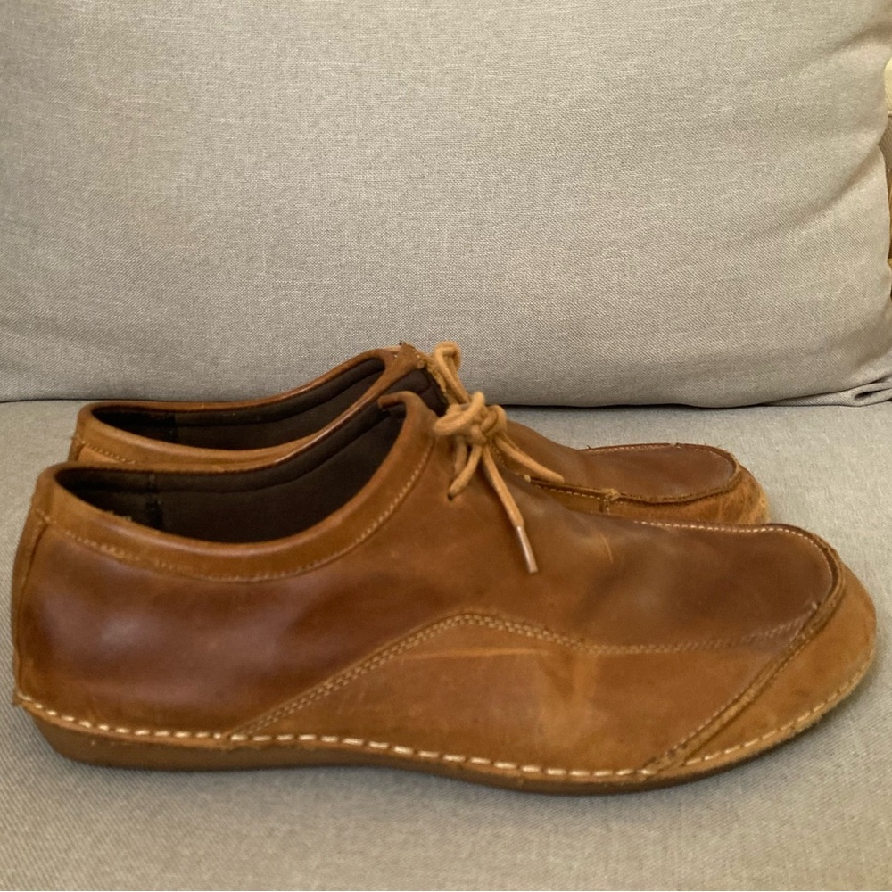 *RARE* Leather NOSOX Loafers Men’s US 10 Comfort Sophisticated Cabin Core Tan